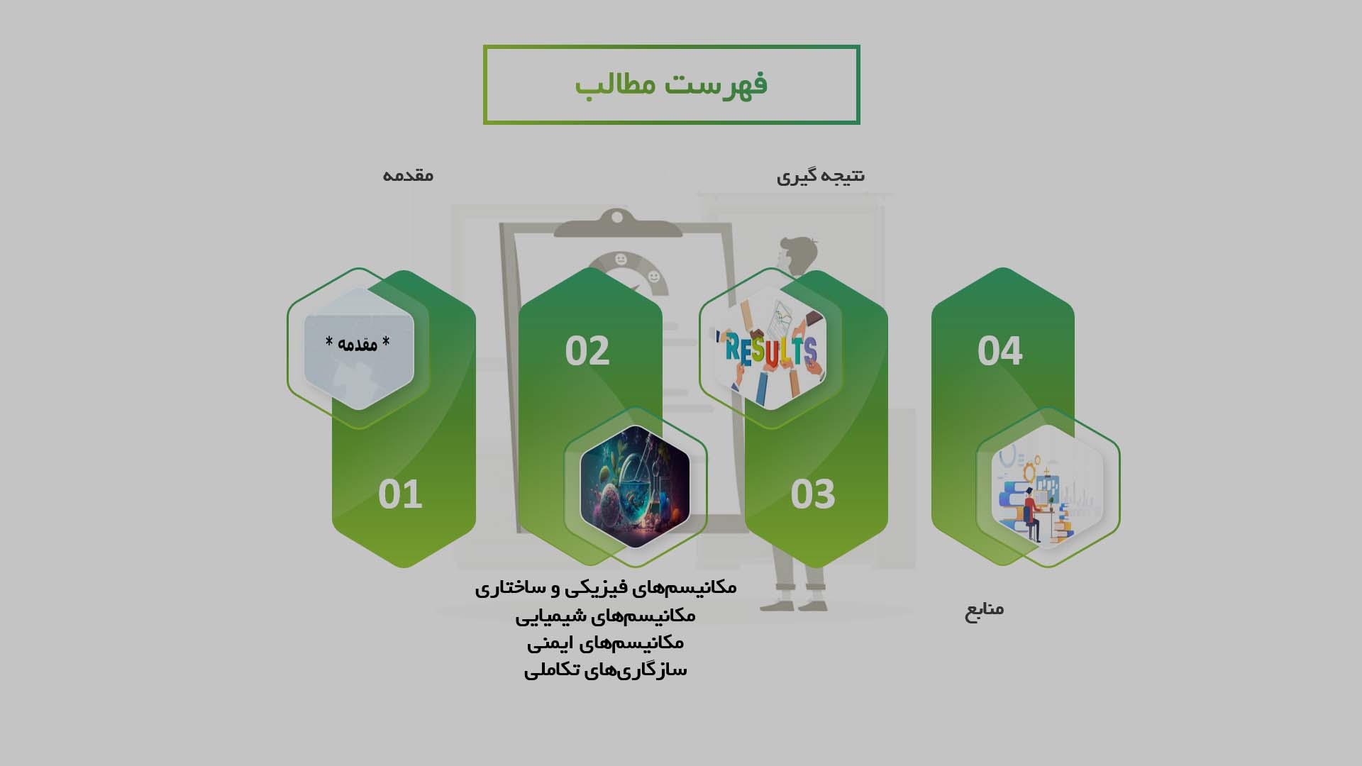 پاورپوینت در مورد مکانیسم‌های مقاومت گیاهان به آفات و بیماری‌ها